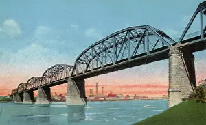 Nebraska: Union Pacific Bridge. Omaha