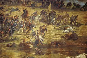 Charging: Union Soldiers charging at Gettysburg