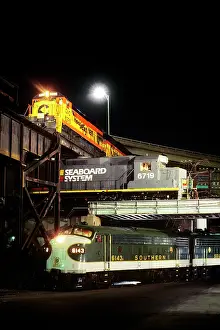 Intersecting: Unique Staged Railroad Triple Crossing