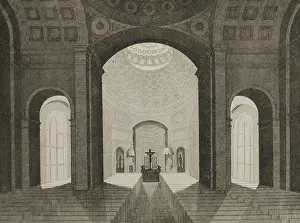 Rochelle: United States. Baltimore Catholic Cathedral. Interior