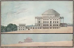 Propylaea: United States Capitol, Washington, DC South elevation with p