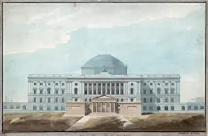 Propylaea: United States Capitol, Washington, DC Elevation of west fron