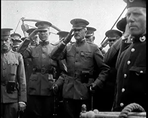 Pershing: United States General John Pershing Saluting
