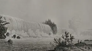 Roux: United States. Niagara Falls - Milbert