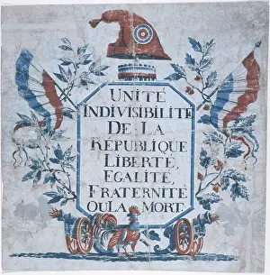 Cock: Unity, indivisibility of the Republic