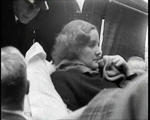 Mitford: Unity Mitford Lying on a Stretcher and Being