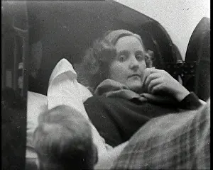 Mitford: Unity Mitford Lying on a Stretcher and Being