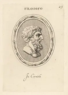 Corniola: Unknown ancient Greek philosopher with beard