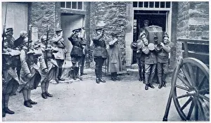 Homeward: Unknown British Warrior coffin saluted by Foch