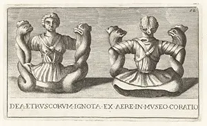 Aera: Unknown Etruscan terrestrial goddess with monstrous body