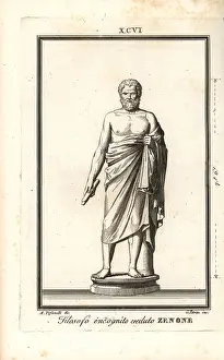 Stoic: Unknown philosopher, believed to be Zeno of
