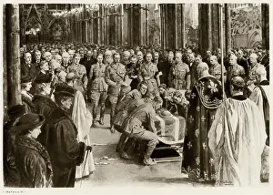Unnamed: The Unknown Warrior at Westminster Abbey 1920