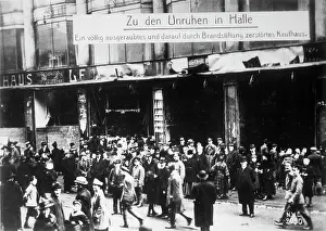 Burnt: UNREST IN HALLE/1918