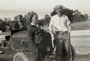 Chaps: Unusual small car and chaps
