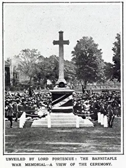Unveiling: Unveiling of Barnstaple War Memorial 1922