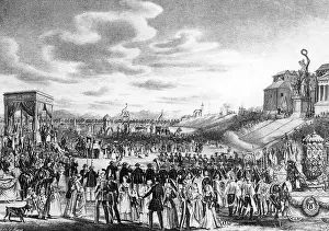 Bands: Unveiling of the Bavaria in Munich, 09.10.1850