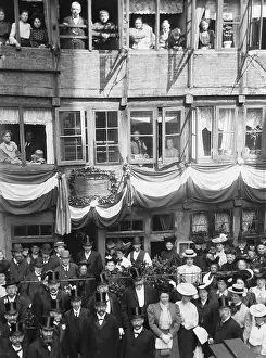 Brahms: Unveiling of a commemorative plaque for Johannes Brahms, 190