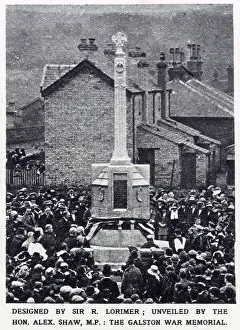 Unveiling: Unveiling Galston War Memorial 1922