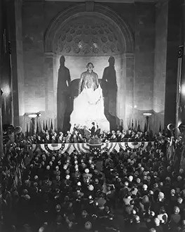 Fraternal: Unveiling of the George Washington Statue, at