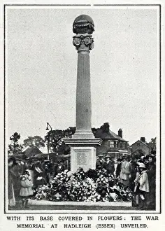 Hadleigh: Unveiling of Hadleigh War Memorial 1922