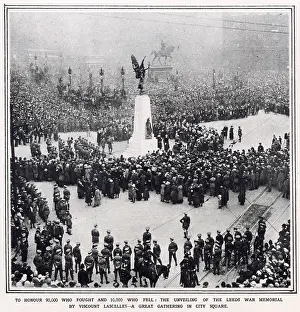 Unveiling of Leeds War Memorial 1922