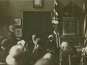 Houghton: Unveiling of the R38 memorial in the RAeS Library