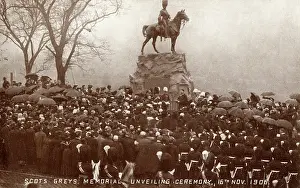 Birnie: Unveiling of the Royal Scots Grey Memorial, Princes Street