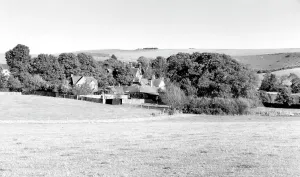 Beeding: Upper Beeding, the Downs c1955