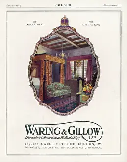 Waring: UPPER CLASS BEDROOM 1917