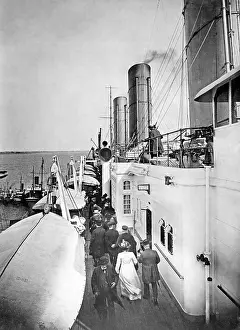 Hapag: Upper deck of the Imperator, 1914