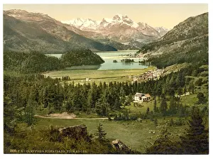 Engadine: Upper Engadine, Kampfer and Silverplana, II. Grisons, Switz