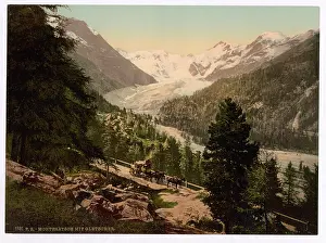 Engadine: Upper Engadine, Morteratsch Glacier, Grisons, Switzerland