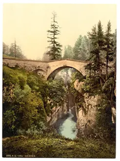 Engadine: Upper Engadine, Ota Bridge, Grisons, Switzerland