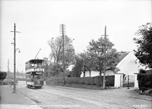 Whitewashed: Upper Falls Rd. at Suffolk, Belfast