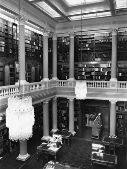 Refurbishment: Upper Library, Geological Society, 1972