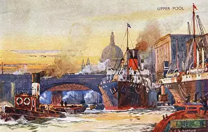 The J Salmon Image Archive (grenville): Upper Pool - River Thames, London