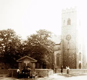 Sheringham: Upper Sheringham Church, early 1900s