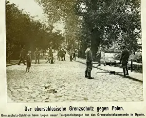 Silesia: Upper Silesian border guards, 1919