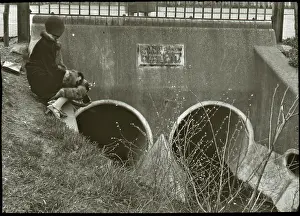 Culvert: Upton Lane. Shuttle Bridge. Pipes