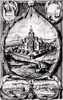 Tycho: Uraniborg, Tycho's observatory on the island of