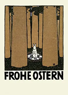Janke: Urban Janke. Happy Easter. 1908. Wiener