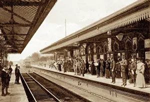 Urmston: Urmston Railway Station, early 1900s