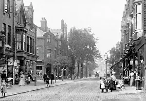 Urmston: Urmston Station Road early 1900s