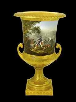 Vitoria: Urn showing the Battle o