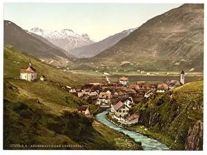 Andermatt: The Ursern Valley, Andermatt, Switzerland