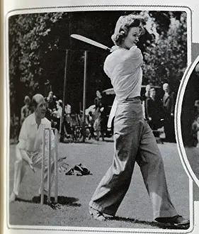 Waugh: Ursula Jeans and Alec Waugh, cricketing