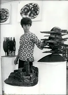 Gallerie: Ursula Sax with some of her sculptures, Berlin