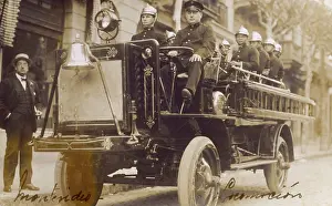 Uruguayan: Uruguay - Montevideo Fire Department and their engine