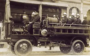 Uruguayan: Uruguay - Montevideo Fire Department and their engine