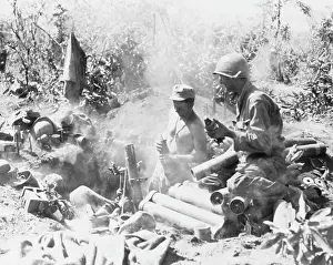Pounded: U.S. 81mm Mortar overlooking the Burma Road